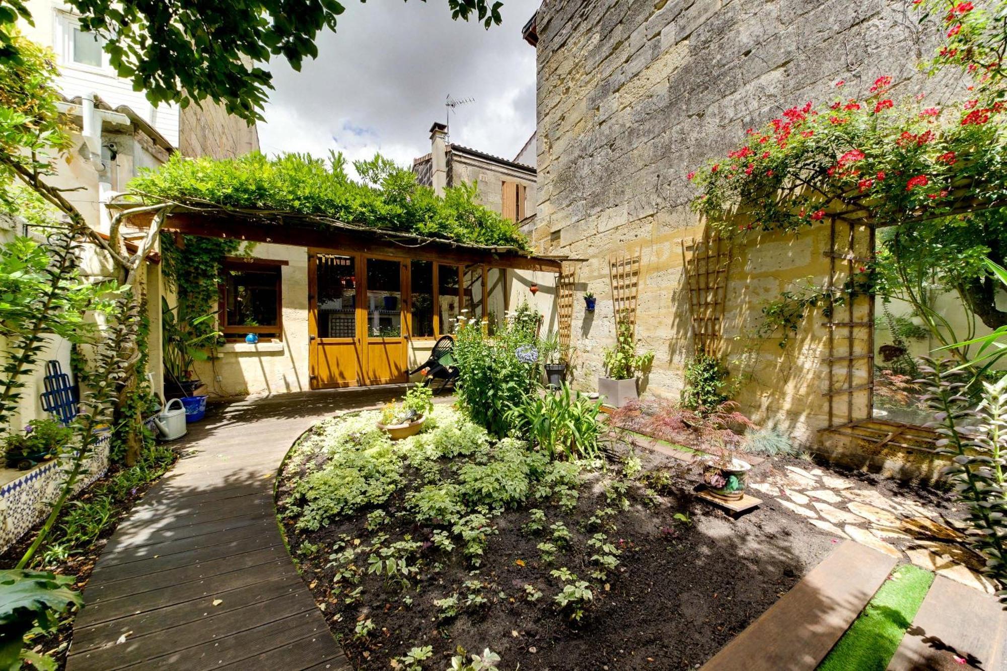 Superbe Maison En Pierre Bordelaise Bordeaux Eksteriør bilde